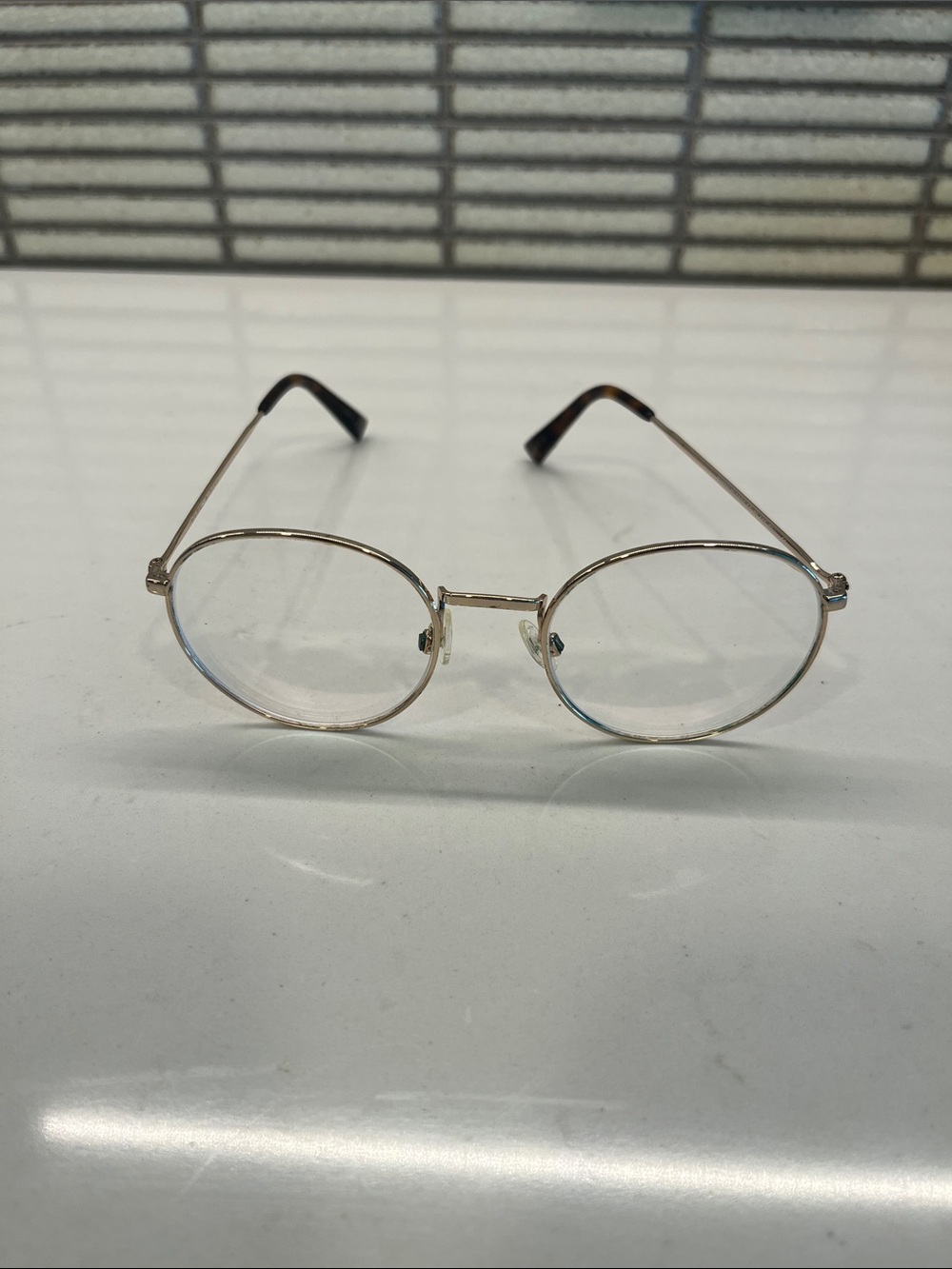 WP Simon Metal Frame Glasses in Gold
